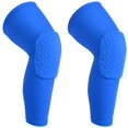 thumbnail image 1 of JHIJHOO Basketball Knee Pads Volleyball Kneepad Honeycomb Crashproof Antislip Leg Sleeve Protective Pad Support Guard Padded Compression Wear - 2 PCS, 1 of 6