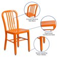 thumbnail image 2 of Green Metal Indoor-Outdoor Chair, 2 of 9