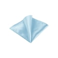 thumbnail image 1 of INSPIRE CHIC Men's Pocket Square Solid Color Handkerchiefs Self-folded For Wedding Party Sky Blue One Size, 1 of 4