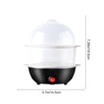 thumbnail image 3 of Birdeem Electric Egg Cooker,Rapid Double Layer Egg Boiler and Steamer with Automatic Shut Off,for Perfect Soft Medium Hard Boiled Eggs,Compact Space Saving Design for Home Kitchen, 3 of 9