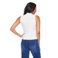 thumbnail image 3 of Iyla Women's Mock Neckline Rib Top, 3 of 6