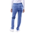 thumbnail image 4 of Adar Pro Sarraus pour Femmes - Pantalon de Sarrau Yoga à Jambe Étroite - P4100T - Étain - 3X, 4 of 7