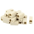 thumbnail image 1 of Unique Bargains Cat5 RJ45 Lan Network Ethernet Cable Extender Joiner Adapter Coupler 20 PCS, 1 of 6