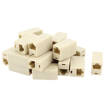 Unique Bargains Cat5 RJ45 Lan Network Ethernet Cable Extender Joiner Adapter Coupler 20 PCS