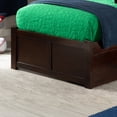 thumbnail image 4 of AFI Concord Urban Twin Solid Wood Storage Platform Bed in Walnut, 4 of 9