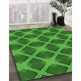 thumbnail image 3 of Ahgly Company Machine Washable Indoor Rectangle Transitional Green Area Rugs, 4' x 6', 3 of 7