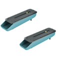 thumbnail image 1 of Oleegame 2PC Produce Storage Plastic Dispenser, Auto-Scrolling Storage Box Stackable Tray, Portable Holder With Clear For Kitchen Refrigerator Blue, 1 of 2