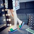 thumbnail image 4 of Womens Summer Slippers Platform High-heel Rainbow Platform Wedges Shoes, 4 of 9