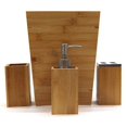 thumbnail image 2 of Redmon 5459 Bamboo Bathroom Accessory Set - 4 Piece, 2 of 4