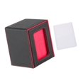 thumbnail image 4 of jinwen Card Deck Box Card Deck Storage Box, Transparent Window Album Card Holder Case Card Cards Case TCG Cards Protector Decks Case black red, 4 of 9