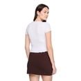 thumbnail image 3 of No Boundaries Women'S Pointelle T-Shirt, 3 of 6