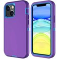 thumbnail image 1 of [PST] iPhone 13 Mini (5.4") Hard Case, Anti-Drop Triple 3 Layers Shockproof Heavy Duty Defender Hard Case Cover, 1 of 3