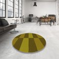 thumbnail image 4 of Ahgly Tapis Rectangulaire Lavable en Machine Intérieur Transitionnel Brun Doré Foncé, 5 Pieds x 8 Pieds, 4 of 7
