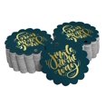 thumbnail image 1 of Inkdotpot Gold Foil Paper Hang Tags Jingle All The Way Christmas Favor Tags 100 Pieces, 1 of 6