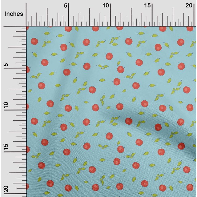 oneOone Cotton Silk Fabric Leaves & Decor Fabric Printed BTY 42 Inch Wide