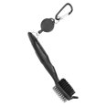 thumbnail image 3 of 8 Colors  Club Brush, Multifunctional  Club Cleaner, For  Shoes Enthusiasts For Golfers Black, 3 of 8