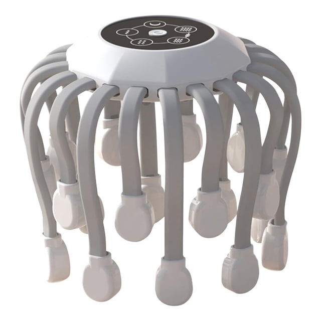 Kbndieu Head Massager Head Massagers Scalp Massagers Motorized Scalp Massagers with 20 Individual Massage Nodes 5 Modes and 360 Degrees of Adjustable Massage. Home Essentials