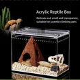 thumbnail image 3 of Habitat pour Reptiles Terrarium Boîte de Reproduction Acrylique Transparente Étanche Cage Araignée Lézard Scorpion Habitat Boîte d'Alimentation pour Insectes, 3 of 5