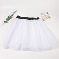 thumbnail image 4 of HXWCHs Robe Décontractée pour Filles Jupe Tutu de Danse Ballet avec Design à Triple Couche pour Performance et Pratique Blanc Taille Unique, 4 of 4
