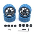 thumbnail image 1 of maskred Alloy Rims Wheel Tires Hub Adapter For WLtoys 1/12 1/14 1/18 LC 1/14 Easy Blue 1Set, 1 of 6
