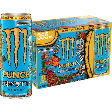 Monster Energy Jus Mango Loco Canettes 8x355ml