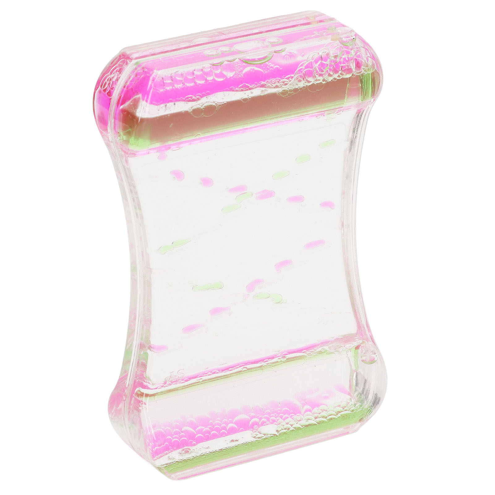 Liquid Motion Bubbler, Liquid Timer Timing Stress Relief Acrylic Fascinating Liquid Bubble for Office
