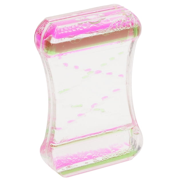 Liquid Motion Bubbler, Liquid Timer Timing Stress Relief Acrylic Fascinating Liquid Bubble for Office
