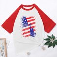 thumbnail image 1 of T-Shirt Snoarin Comfort Colors pour Hommes, Mode Décontractée, Patchwork, Col Rond, Chandail à Enfiler, T-Shirt Imprimé, Manches Courtes, Hauts, Chandails du 4 Juillet pour Hommes en Liquidation, 1 of 4