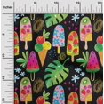 thumbnail image 2 of oneOone Rayon Black Fabric Texture Sewing Craft Projects Fabric Prints By Yard 56 Inch Wide-CK, 2 of 5