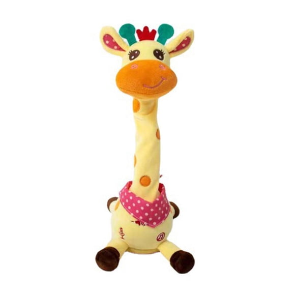 SharkTRUE Musical Giraffe Toy, Sings, Dances & Repeats What You Say, Dancing Talking Giraffe Light S Energetic Dance, up Twisting Toy,
