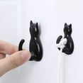 thumbnail image 2 of Suction Cup Hooks,Key Hooks for Wall 2 Hook Suction Cup Key Hook No Punching Strong Door Hanging Hook Traceless Kitchen Bathroom Adhesive Hook Style Hooks for Hanging, 2 of 6