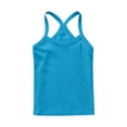 thumbnail image 4 of Tranfacy Fall Vest Girls Tank Tops for Kids 1-13 Years Solid Color Soft Sleeveless Camisole Fashion Basic Tops for Layer, 4 of 6