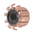 thumbnail image 2 of 18 x 8 x 14.5(15) mm 10P Teeth Copper Hook Type Electrical Motor Commutator 1pcs, 2 of 10