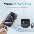 thumbnail image 3 of TFixol Compact Wireless Lavalier Microphone with Charging Case, Noise Reduction, Type-C, Plug & Play, Black/White Options, 3 of 6