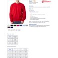 thumbnail image 3 of Hanes Mens ComfortBlend EcoSmart Crew Sweatshirt - Best-Seller, M, Ash, 3 of 4