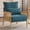Blue-Green, variant on Ktaxon Accent Chair, Solid Wood and Jute Rope Armrests Armchair, Single sofa with Lumbar Pillow for Living Room Bedroom Office Blue-Green