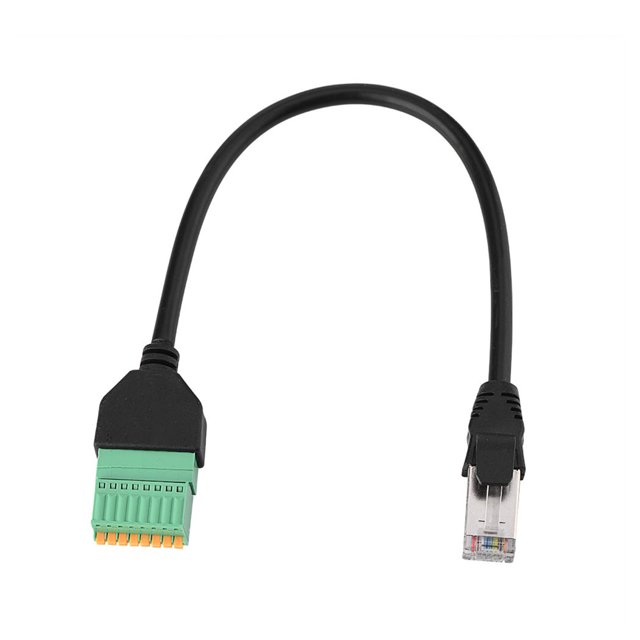DEWIN Câble Adaptateur de Bornier de Connecteur Mâle RJ45 à 8 Broches