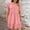 01 Rose, variante sur Weiqiqre Robes d'Été pour Femmes Décontractées Amples Mignonnes à Volants Manches Courtes Fluides Mini-Robe Robe d'Été