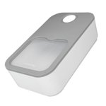 Laundry Pod Storage Container, Elegant Plastic Laundry Detergent Container Large Capacity Multifunctional  for Bathroom