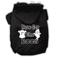 thumbnail image 1 of Here For The Boos Screenprint Dog Hoodie Black M (12), 1 of 1