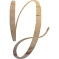thumbnail image 1 of Unpainted Wood Letter D Craft, Paintable 6'' Tall Wood Alphabet Letter, DIY Nicholia Script Font, 1 of 3