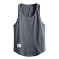 thumbnail image 2 of EGNMCR Débardeurs Homme Homme Entraînement Physique Ample Sans Manches Musculation Col Rond Gilet Débardeurs, 2 of 6