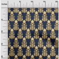 thumbnail image 1 of oneOone Georgette Viscose Fabric Floral Ikat Print Fabric BTY 42 Inch Wide, 1 of 4