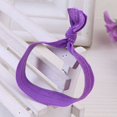 thumbnail image 4 of Anneau de Cheveux Sans Couture Haute Élasticité Noué Support de Queue de Cheval Réglable Accessoires de Chouchous Colorés Multi Couleur Violet Foncé, 4 of 6
