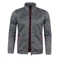 thumbnail image 4 of Men's Track Jackets Lightweight Full Zip Tops Casual Slim Fit Coat Workout Running Athletic Active Jacket With Pockets, 4 of 4