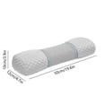 thumbnail image 3 of Neck Support Pillow Gray, Ergonomic Cervical Pillow with Memory Foam, Contoured Design for Side and Back Sleepers, Breathable Removable Cover for Pain Relief, 19.6x4.7x3.9 Inches, 3 of 7
