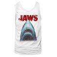 thumbnail image 1 of Jaws Stressed Débardeur Blanc Adulte T-Shirt, 1 of 1