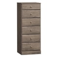 thumbnail image 1 of Prepac Astrid 6-Drawer Tall Chest, Drifted Gray, 1 of 9