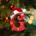 thumbnail image 3 of LSLJS 26 Letters Christmas Tree Decoration Pendant Christmas Tree Ornaments Personalized DIY Christmas Ornaments Christmas Decorations Xmas Tree Hanging Decor, 3 of 5