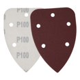 thumbnail image 4 of MYG 10PCS 140*90mm 5 Holes Sandpaper Triangle Sand Discs Pads Power Polishing Tool, 4 of 9